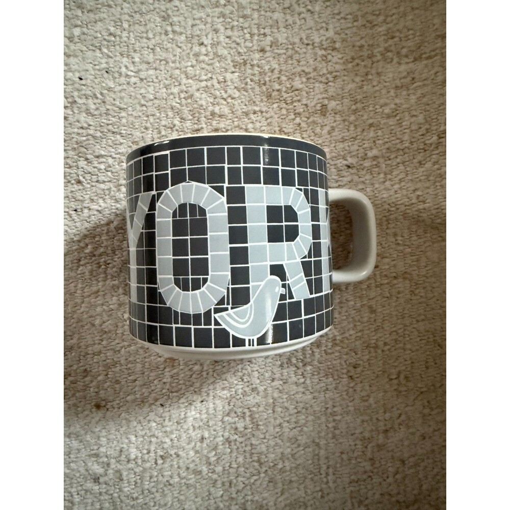 ☕ Starbucks New York Metro Demitasse Mug - Subway Tile Design – 12 oz